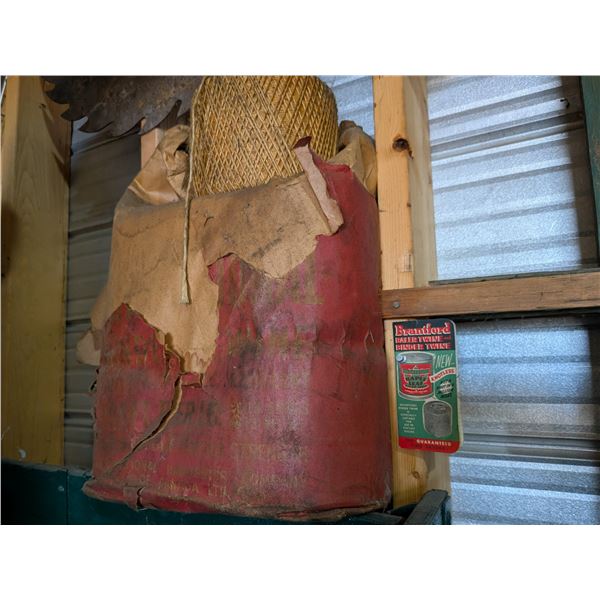 Partial Bale of Twine & Advertisement