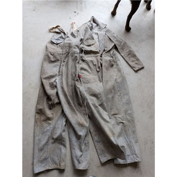 Two Pair  GWC Red Strap Coveralls