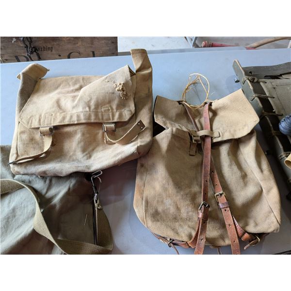 Four Military Backpacks