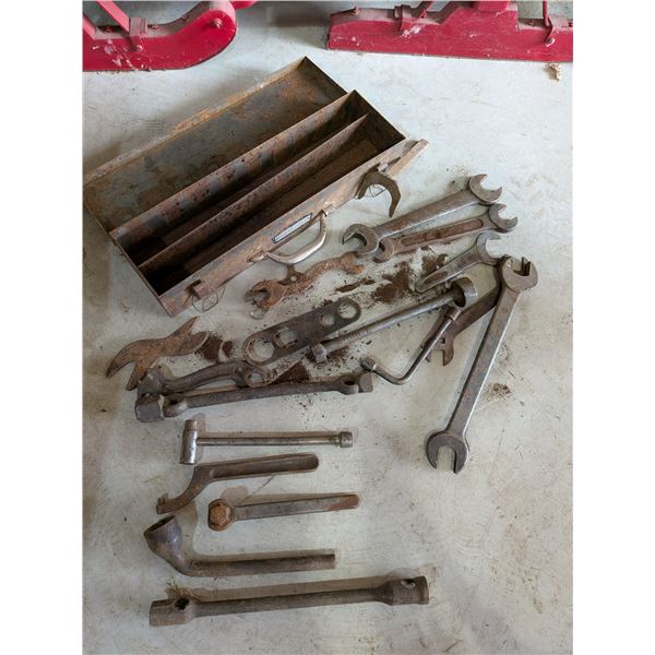 Metal Toolbox and Misc. Wrenches