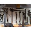 Image 1 : Wrenches Mounted on Plywood plus Wrenches Above