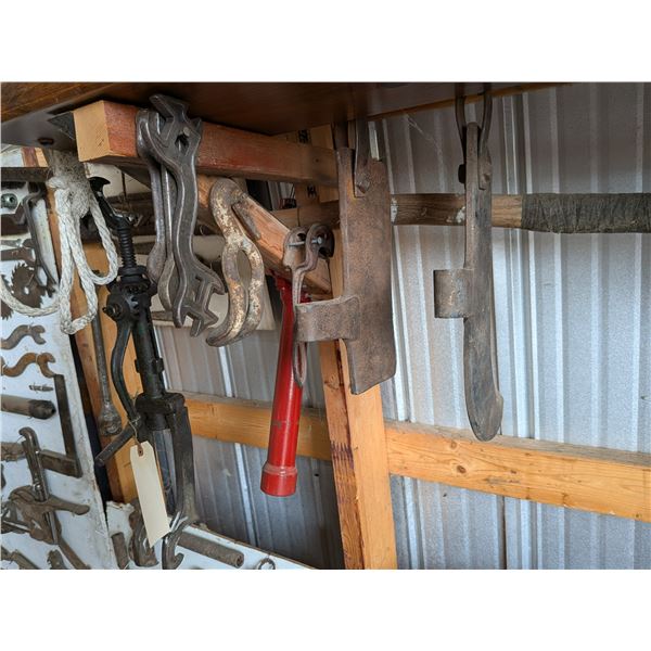 Three Flat Wrenches Hook Puller and Parts