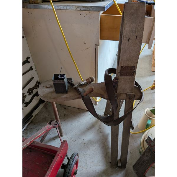 Harness Repair Stand and Tools