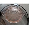 Image 3 : Pink 12" Depression Glass Serving Bowl and Plate