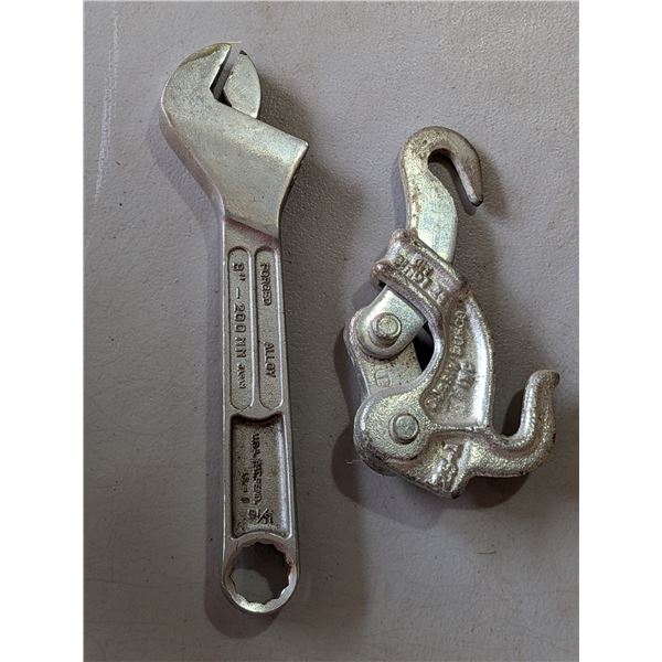 Durbin Durco Fence Stretcher and a Crecent Wrench