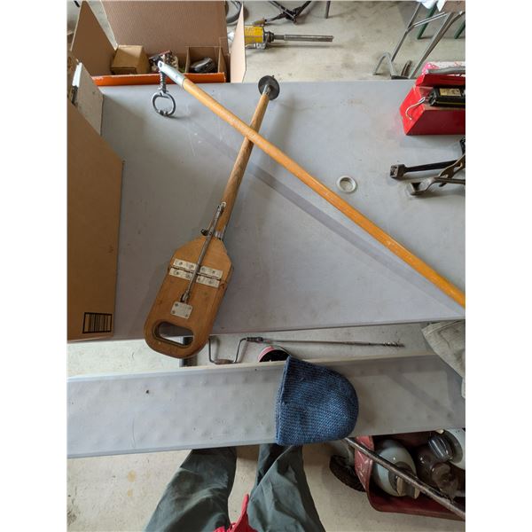 Shooting Stick and Bullnose Lead pole