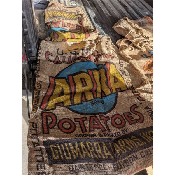 Lot of Potato Sacks
