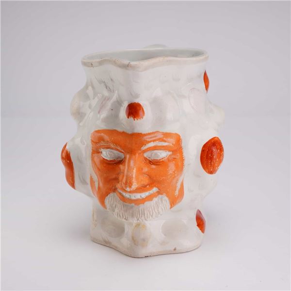 Staffordshire Pearlware Bacchus Mask Jug