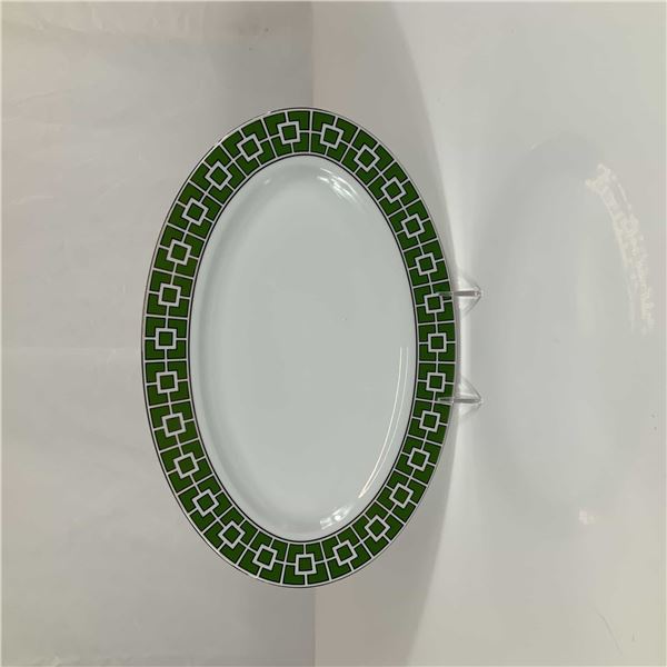 Jonathan Adler Greek Key Oval Serving Platter