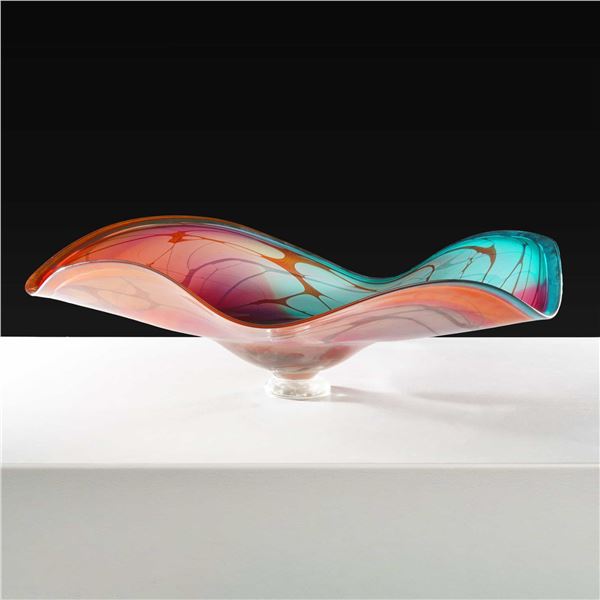 Attributed to Loetz Art Nouveau Glass Vase, Phanomen