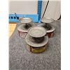 Image 1 : Lot of 3 Justrite fireproof plunge cans for flammable liquids