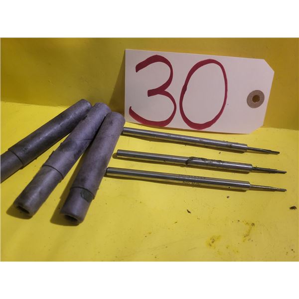 Lot(3) of Carbide Tipped Step Spot Drill