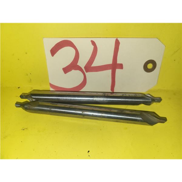 Set(2) of Long CenterDrill No.6 - 6"
