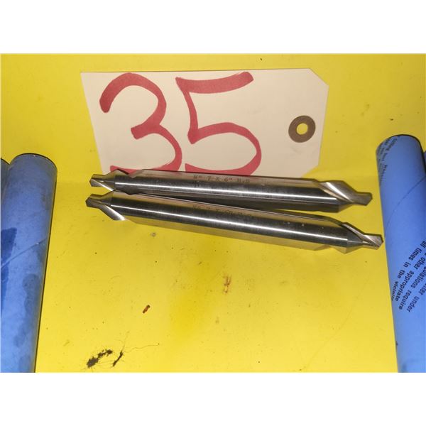 Set(2) of New Long CenterDrill No.7 - 6"