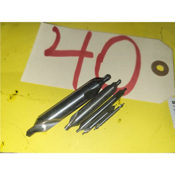Lot(5) of New assorted CenterDrill