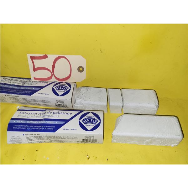 KETO White Buffing Wheel Compound