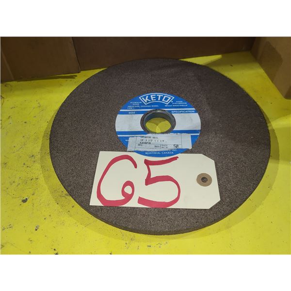 KETO Grinding Wheel 10" x 1/2" x 1"