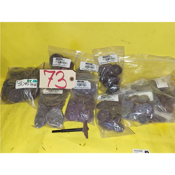 Lot of Assorted Overlap Disc with Mandrel