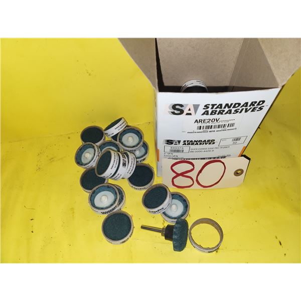Box(25) Of Standard Abrasives EDGE PRO disc + Mandrel + Extra