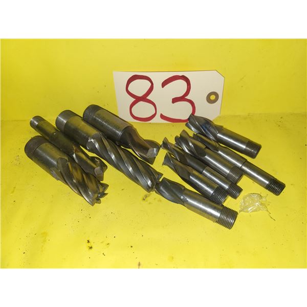 Lot of assorted HSS End Mill