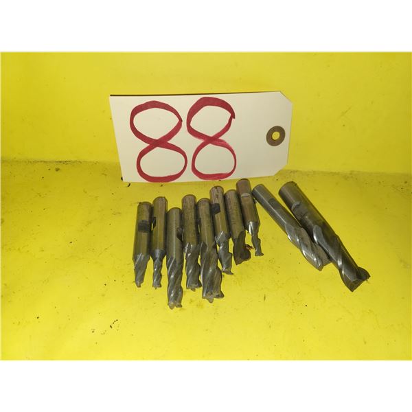 Lot of assorted HSS End Mill
