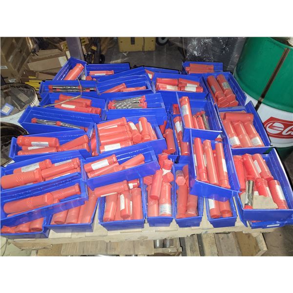 Lot of Assorted HSS End Mill Left Hand