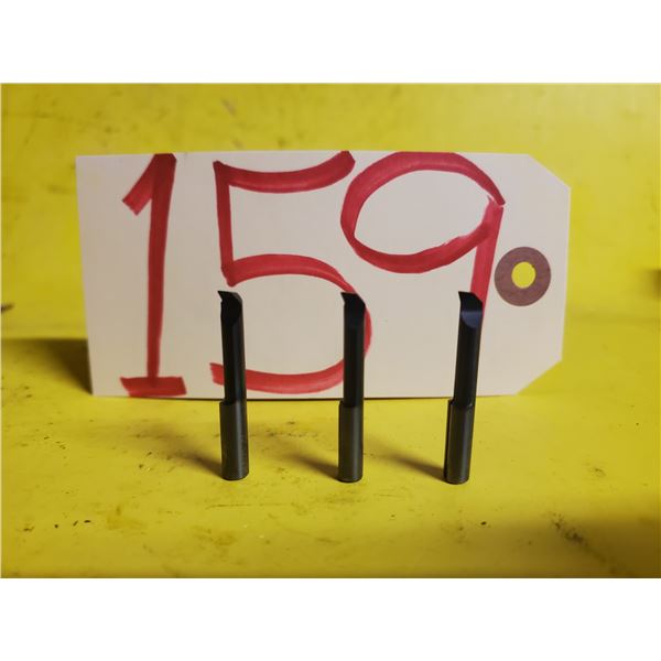 Lot(3) of Carbide Boring Bar shank 5mm