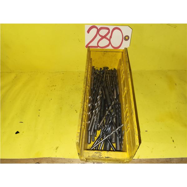 Bin with assorted Drills