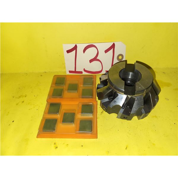 WIDIA/Valenite Fly Cutter 4" with Inserts(10) SPUN