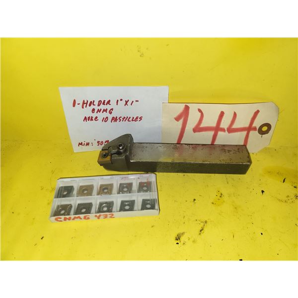 Holder 1" x 1" with Inserts(10) CNMG-432
