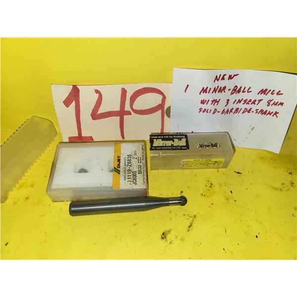 New Minor Carbide Shank Ball Mill with Inserts(3)