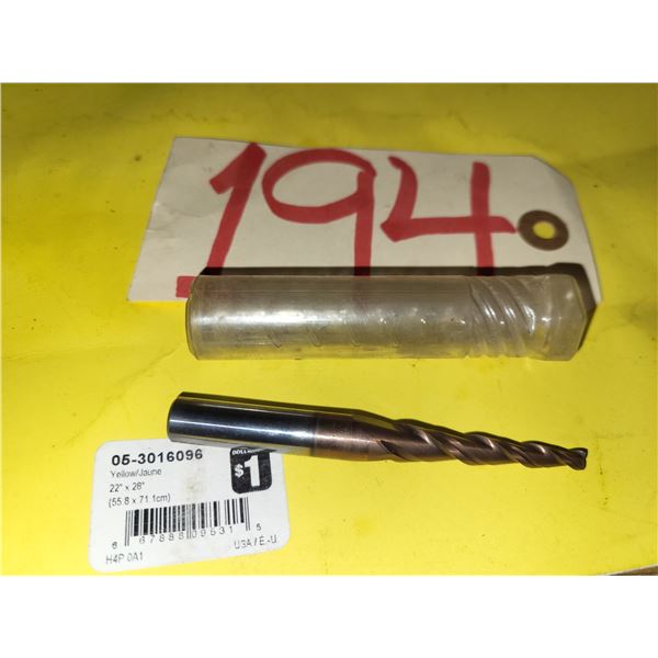 QuickGrind Solid Carbide Taper End Mill shank 3/8"