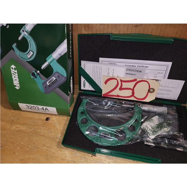 New INSIZE Micrometer 3-4"