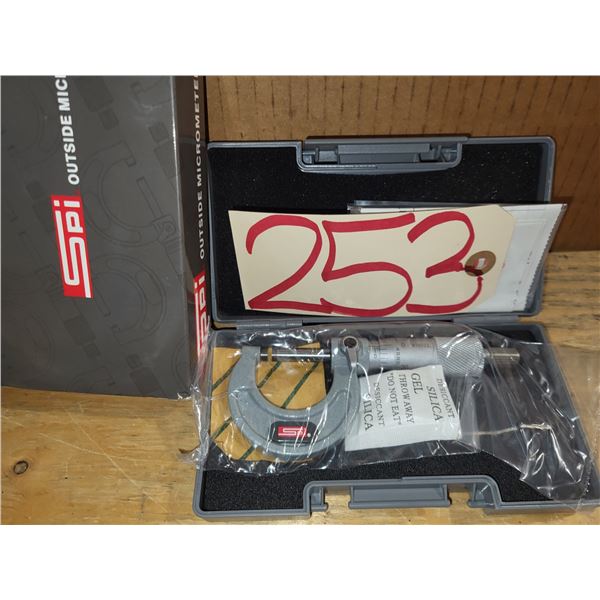 New SPI Micrometer 0-1" (garanty)