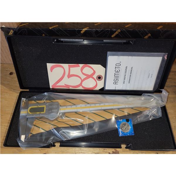 New ASIMETO IP-67 Digital Caliper 0-8" (coolant proof)