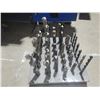 Image 1 : Wood Rack of (38) Taper Shank Drill & Core Drill