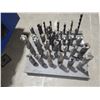 Image 2 : Wood Rack of (38) Taper Shank Drill & Core Drill