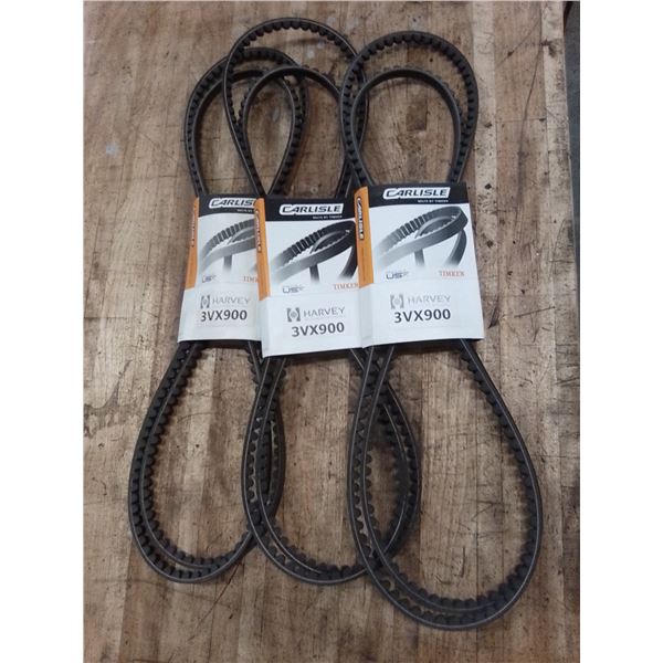 3 Courroies 3VX900 matching number