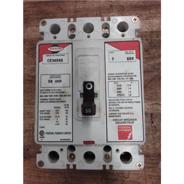 Disjoncteur 600V / 50 AMP
