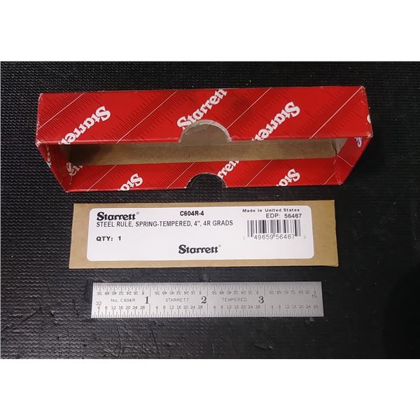 New Starrett Rule 4"