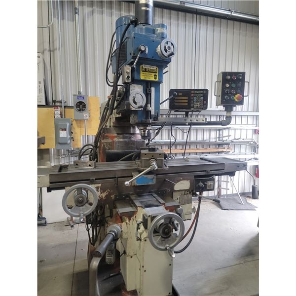 Milling Machine with Digital Read Out