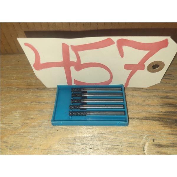 Lot(5) of Solid Carbide End Mill 5/32" 5fl.
