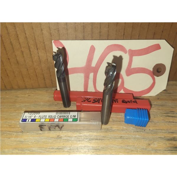 Set(2) of Solid Carbide End Mill 5/16" 4fl.