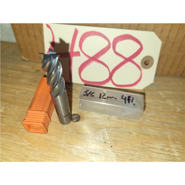 DEBOER Tool Carbide End Mill 12mm 4fl. Regrinded Tip