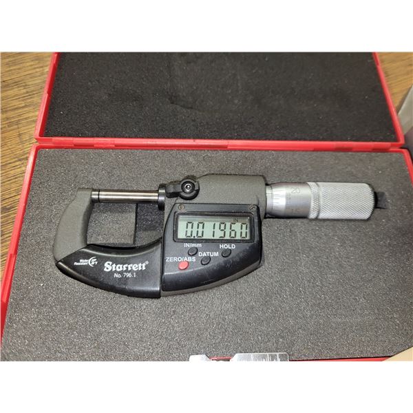 Starrett No.796.1 Digital Micrometer 0-1"