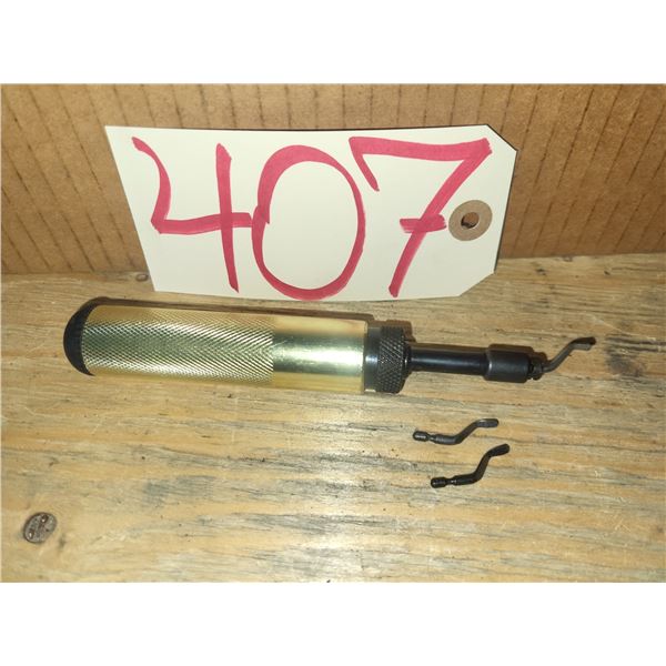 SHAVIV Deburing Tool with 2 extra blade