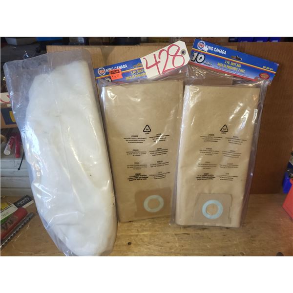 Lot of 10 gallon Dust Bag