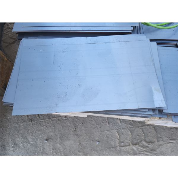 Lot of 500 Steel Plate 17" x 9,50" x 0,023"