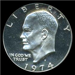 1974S IKE Dollar Graded PCGS PR66 DCAM (COI-4886)