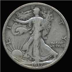 1917D Walking Liberty Half Dollar High Grade (COI-6344)